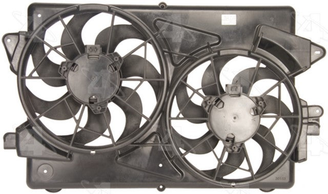 Four Seasons Dual Radiator and Condenser Fan Assembly P/N:75654 Fits: Chevrolet Equinox 2005 - Image 1