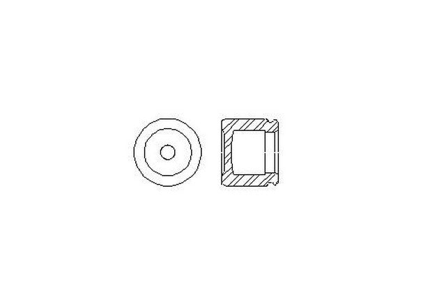 Better Brake Parts Disc Brake Caliper Piston P/N:7566 Fits: Pontiac Fiero 87-84 - Image 1