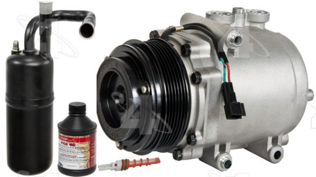 Four Seasons A/C Compressor Kit P/N:7589NK Fits: Ford Crown Victoria 05-03, Ford Grand Marquis 04-03, Lincoln Town Car 05-03, Mercury Grand Marquis 05-03, Mercury Marauder 04-03 - Image 1