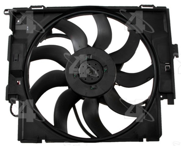 Four Seasons Engine Cooling Fan Assembly P/N:75916 Fits: BMW 228i, BMW 228i Xdrive, BMW 328d, BMW 328d Xdrive, BMW 328i, BMW 328i Gt Xdrive, BMW 328i Xdrive, BMW 335i, BMW 335i Gt Xdrive, BMW 335i Xdrive - Image 1