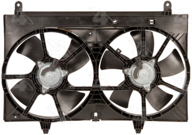 Four Seasons Dual Radiator and Condenser Fan Assembly P/N:76003 Fits: Infiniti Fx35 08-03 - Image 1