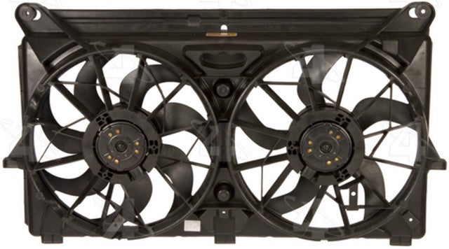 Four Seasons Dual Radiator and Condenser Fan Assembly P/N:76015 Fits: Cadillac Escalade, Cadillac Escalade Esv, Cadillac Escalade Ext, Chevrolet Avalanche, Chevrolet Cheyenne, Chevrolet Silverado 1500, Chevrolet Silverado 2500 - Image 1