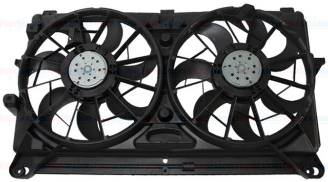 Four Seasons Dual Radiator and Condenser Fan Assembly P/N:76016 Fits: Cadillac Escalade, Cadillac Escalade Esv, Cadillac Escalade Ext, Chevrolet Avalanche, Chevrolet Cheyenne, Chevrolet Silverado 1500, Chevrolet Silverado 1500 Classic - Image 1