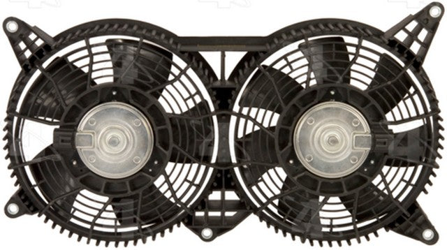 Four Seasons Dual Radiator and Condenser Fan Assembly P/N:76023 Fits: Cadillac Srx 09-04, Cadillac Sts 10-05 - Image 1