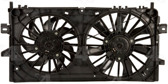 Four Seasons Dual Radiator and Condenser Fan Assembly P/N:76028 Fits: Buick Lacrosse 2008, Chevrolet Impala 10-06, Chevrolet Monte Carlo 07-06, Pontiac Grand Prix 08-05 - Image 1