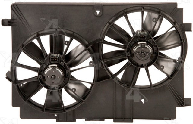 Four Seasons Dual Radiator and Condenser Fan Assembly P/N:76034 Fits: Chevrolet Camaro 02-96, Chevrolet Corvette 04-98, Pontiac Firebird 02-98 - Image 1