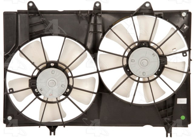 Four Seasons Dual Radiator and Condenser Fan Assembly P/N:76037 Fits: Cadillac Cts 07-04 - Image 1