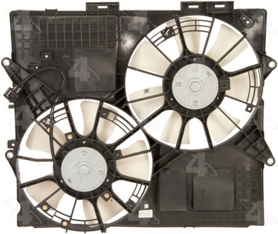 Four Seasons Dual Radiator and Condenser Fan Assembly P/N:76059 Fits: Cadillac Srx 08-04 - Image 1