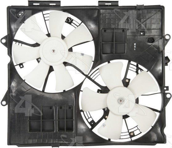 Four Seasons Dual Radiator and Condenser Fan Assembly P/N:76059 Fits: Cadillac Srx 08-04 - Image 2