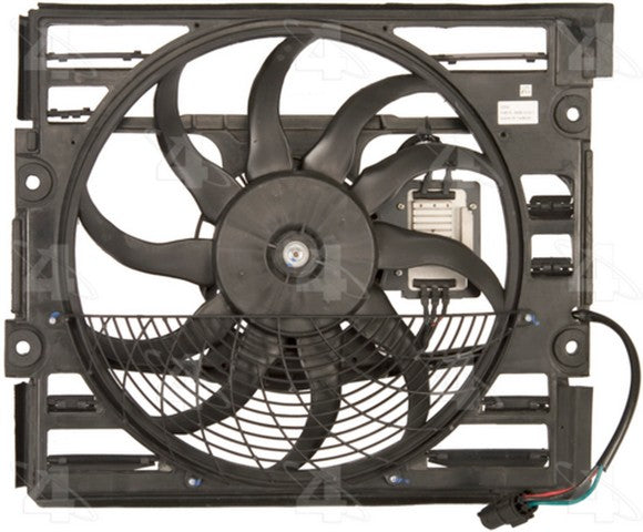 Four Seasons A/C Condenser Fan Assembly P/N:76067 Fits: BMW 740i 01-99, BMW 740il 01-99, BMW 750il 01-99 - Image 1