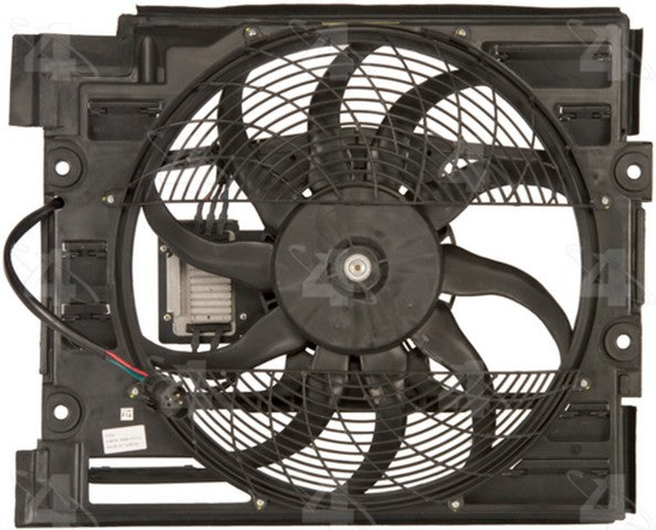 Four Seasons A/C Condenser Fan Assembly P/N:76068 Fits: BMW 525i 03-01, BMW 528i 00-99, BMW 530i 03-01, BMW 540i 03-99 - Image 1