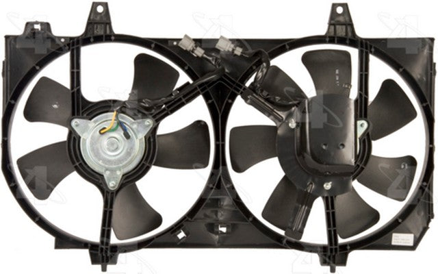 Four Seasons Dual Radiator and Condenser Fan Assembly P/N:76083 Fits: Infiniti G20 02-99 - Image 1