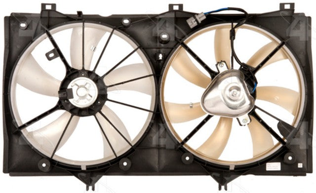 Four Seasons Dual Radiator and Condenser Fan Assembly P/N:76104 Fits: Toyota Camry 09-07 - Image 1