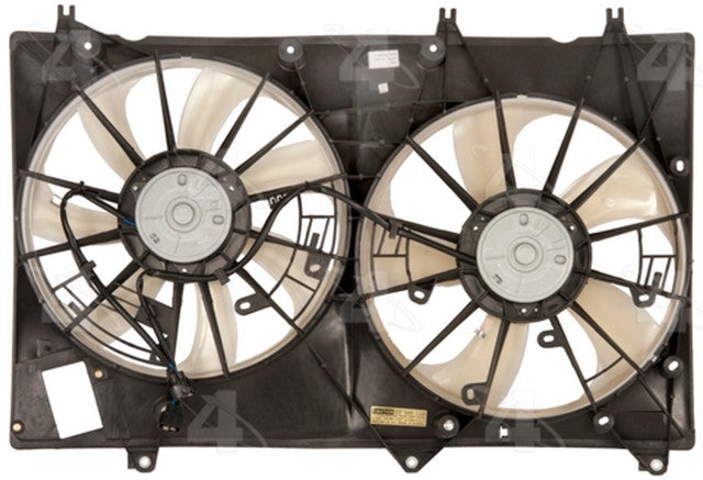 Four Seasons Dual Radiator and Condenser Fan Assembly P/N:76105 Fits: Toyota Highlander 19-08 - Image 1
