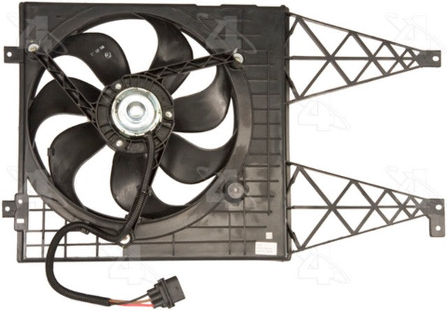 Four Seasons Engine Cooling Fan Assembly P/N:76129 Fits: Audi Tt 06-00, Audi Tt Quattro 06-00, Volkswagen Golf 06-99, Volkswagen Gti 2006, Volkswagen Jetta 05-99 - Image 1