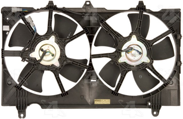 Four Seasons Dual Radiator and Condenser Fan Assembly P/N:76137 Fits: Nissan 350z 09-07 - Image 1