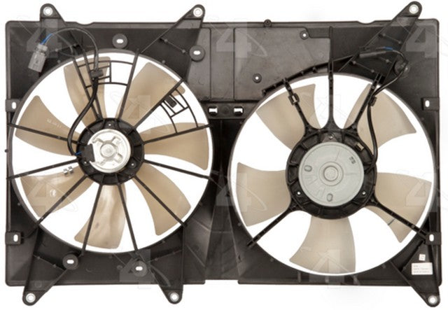 Four Seasons Dual Radiator and Condenser Fan Assembly P/N:76143 Fits: Toyota Highlander 07-04 - Image 1