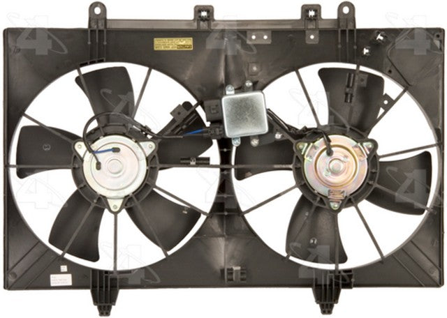 Four Seasons Dual Radiator and Condenser Fan Assembly P/N:76146 Fits: Infiniti M35 08-06, Infiniti M45 10-06 - Image 1
