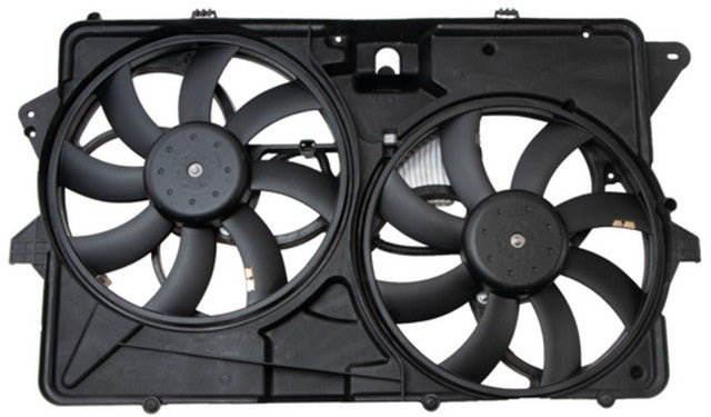 Four Seasons Dual Radiator and Condenser Fan Assembly P/N:76157 Fits: Ford Flex 2009 - Image 2