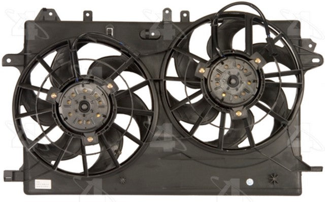 Four Seasons Dual Radiator and Condenser Fan Assembly P/N:76182 Fits: Saab 9-5 09-99 - Image 1