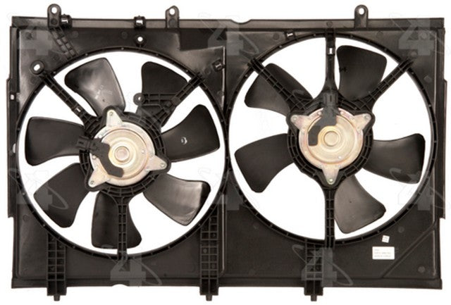 Four Seasons Dual Radiator and Condenser Fan Assembly P/N:76186 Fits: Mitsubishi Outlander 06-03 - Image 1