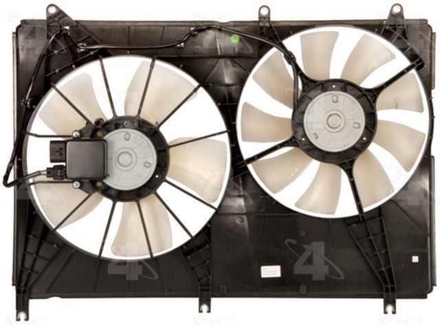 Four Seasons Dual Radiator and Condenser Fan Assembly P/N:76196 Fits: Mitsubishi Endeavor 08-04, Mitsubishi Endeavor 2010 - Image 1