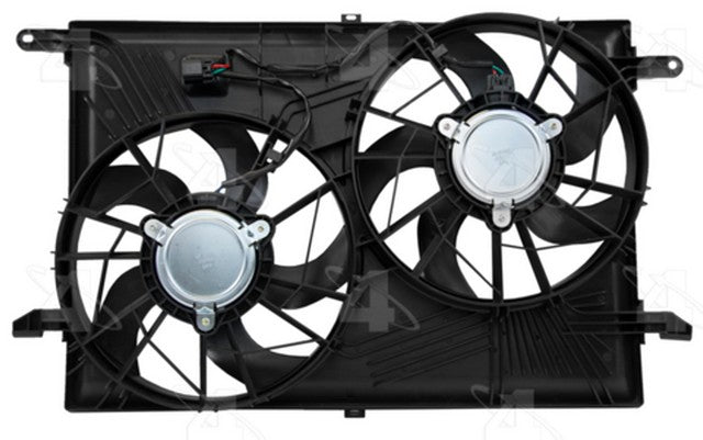 Four Seasons Dual Radiator and Condenser Fan Assembly P/N:76206 Fits: Buick Enclave 17-08, Chevrolet Traverse 17-09, GMC Acadia 17-07, GMC Acadia Limited 2017, Saturn Outlook 10-07 - Image 1