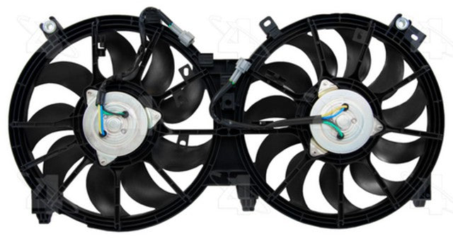Four Seasons Dual Radiator and Condenser Fan Assembly P/N:76209 Fits: Nissan Maxima 14-09 - Image 1