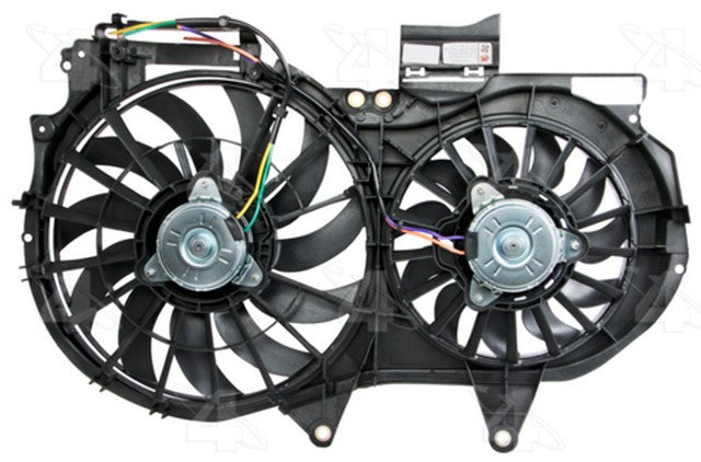 Four Seasons Dual Radiator and Condenser Fan Assembly P/N:76248 Fits: Audi A4 08-05, Audi A4 Quattro 08-05 - Image 1