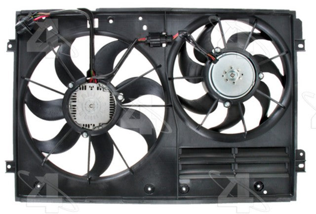Four Seasons Dual Radiator and Condenser Fan Assembly P/N:76304 Fits: Audi A3, Audi A3 Quattro, Audi Tt, Audi Tt Quattro, Audi Tt Rs Quattro, Audi Tts Quattro, Volkswagen Beetle, Volkswagen Cc, Volkswagen Eos, Volkswagen Gli - Image 2