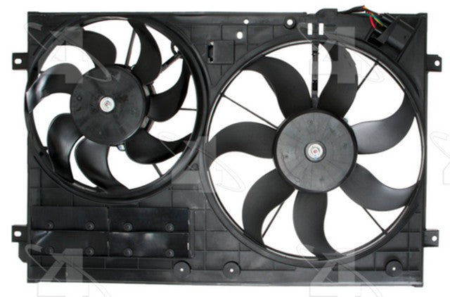 Four Seasons Dual Radiator and Condenser Fan Assembly P/N:76320 Fits: Volkswagen Jetta 10-08, Volkswagen Jetta 2006 - Image 1