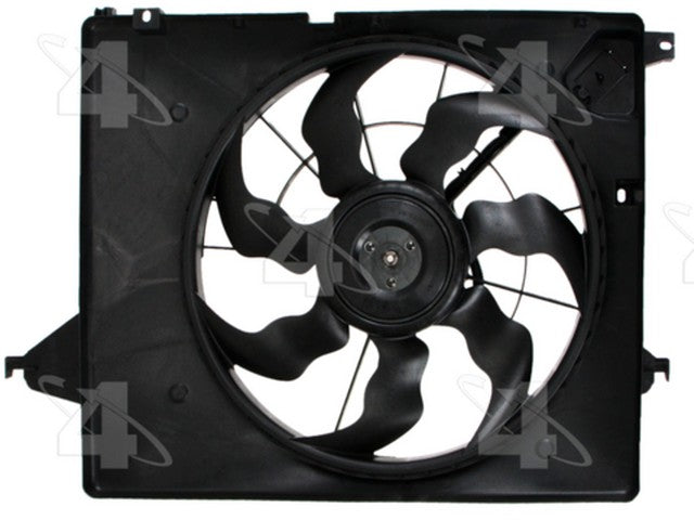 Four Seasons Engine Cooling Fan Assembly P/N:76343 Fits: Hyundai Santa Fe 14-13, Hyundai Santa Fe Xl 14-13, Kia Sorento 2014 - Image 1