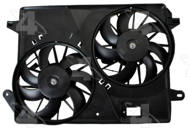 Four Seasons Dual Radiator and Condenser Fan Assembly P/N:76387 Fits: Chrysler 300 23-05, Dodge Challenger 23-08, Dodge Charger 08-06, Dodge Charger 2010, Dodge Charger 23-12, Dodge Magnum 07-05 - Image 1