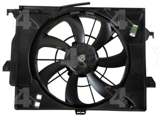 Four Seasons Engine Cooling Fan Assembly P/N:76395 Fits: Hyundai Accent 17-15, Hyundai Veloster 17-15 - Image 1