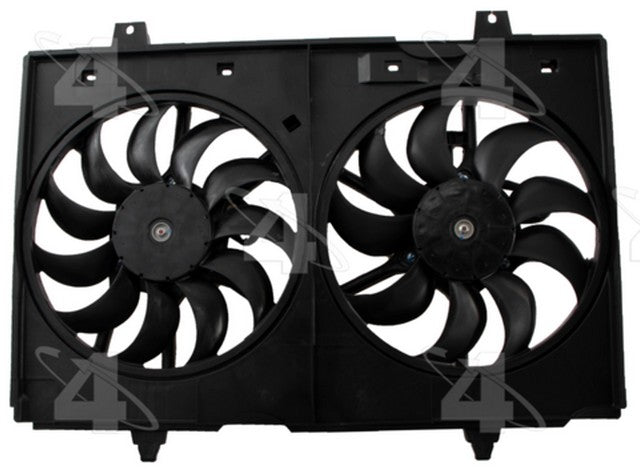 Four Seasons Dual Radiator and Condenser Fan Assembly P/N:76405 Fits: Chevrolet City Express 18-15, Nissan Nv1500 19-17, Nissan Nv200 21-13, Nissan Nv2500 19-17, Nissan Nv350 Urvan 19-17, Nissan Nv3500 19-17 - Image 1