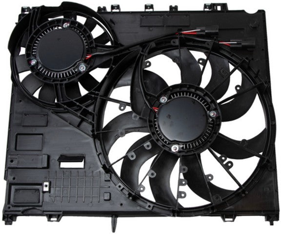 Four Seasons Dual Radiator and Condenser Fan Assembly P/N:76411 Fits: Land Rover Discovery 20-17, Land Rover Range Rover 21-16, Land Rover Range Rover Sport 21-16 - Image 1