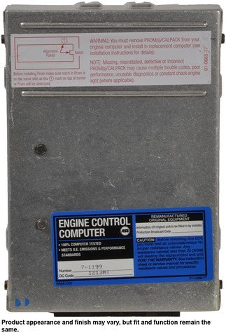 CARDONE Reman Engine Control Module (ECM) P/N:77-1199 Fits: Chevrolet Blazer, Chevrolet C1500, Chevrolet C1500 Suburban, Chevrolet C2500, Chevrolet C2500 Suburban, Chevrolet C35, Chevrolet C3500, Chevrolet C3500hd, Chevrolet K1500 - Image 4