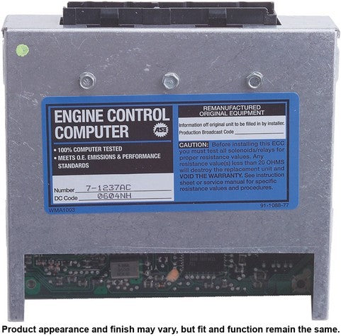 CARDONE Reman Engine Control Module (ECM) P/N:77-1237AC Fits: Geo Storm 92-91, Isuzu Stylus 92-91 - Image 4