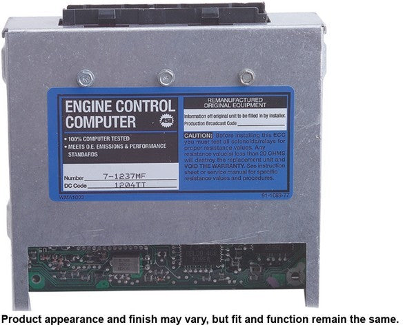 CARDONE Reman Engine Control Module (ECM) P/N:77-1237MF Fits: Geo Storm 92-91, Isuzu Stylus 92-91 - Image 4
