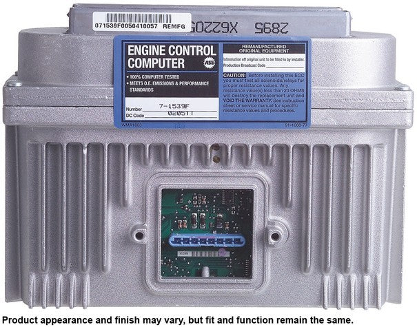 CARDONE Reman Powertrain Control Module (PCM) P/N:77-1539F Fits: Buick Century, Buick Lesabre, Buick Park Avenue, Buick Regal, Buick Riviera, Buick Skylark, Chevrolet Beretta, Chevrolet Corsica, Chevrolet Lumina, Chevrolet Lumina Apv - Image 4