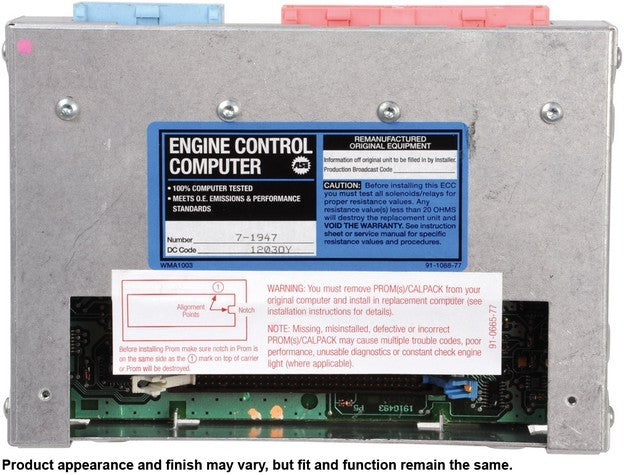 CARDONE Reman Engine Control Module (ECM) P/N:77-1947 Fits: Buick Century, Buick Skylark, Chevrolet Beretta, Chevrolet Cavalier, Chevrolet Corsica, Oldsmobile Achieva, Oldsmobile Cutlass Ciera, Pontiac Grand Am - Image 4