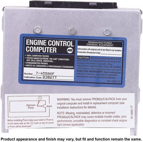 CARDONE Reman Engine Control Module (ECM) P/N:77-4558AF Fits: Geo Storm 93-92 - Image 3