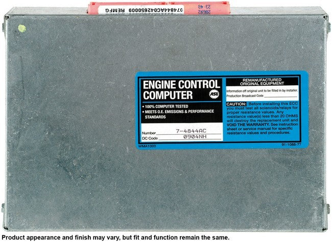 CARDONE Reman Engine Control Module (ECM) P/N:77-4844AC Fits: Chevrolet Beretta 1992, Chevrolet Corsica 1992 - Image 4