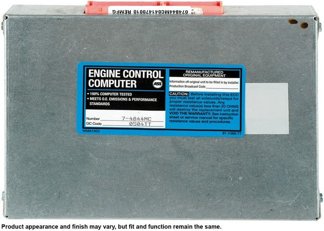 CARDONE Reman Engine Control Module (ECM) P/N:77-4844MC Fits: Chevrolet Beretta 93-92, Chevrolet Corsica 93-92 - Image 4