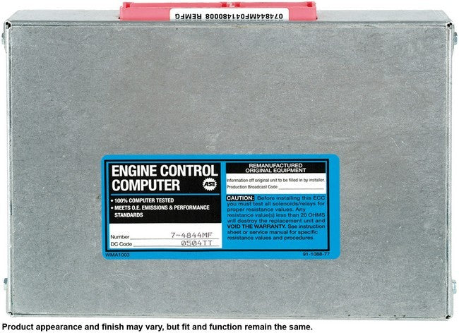 CARDONE Reman Engine Control Module (ECM) P/N:77-4844MF Fits: Chevrolet Beretta 93-92, Chevrolet Corsica 93-92 - Image 4