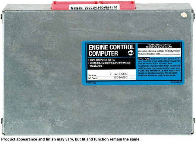 CARDONE Reman Engine Control Module (ECM) P/N:77-4845AC Fits: Chevrolet Beretta 1993, Chevrolet Corsica 1993 - Image 4