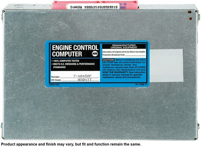 CARDONE Reman Engine Control Module (ECM) P/N:77-4845AF Fits: Chevrolet Beretta 1993, Chevrolet Corsica 1993 - Image 4