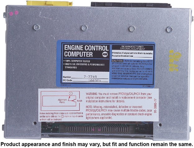 CARDONE Reman Engine Control Module (ECM) P/N:77-7749 Fits: Buick Skyhawk 1987, Buick Skylark 1988, GMC Syclone 1991, GMC Typhoon 93-92, Oldsmobile Calais 1987, Oldsmobile Cutlass Calais 1988, Pontiac Grand Am 89-87, Pontiac Sunbird 90-87 - Image 4