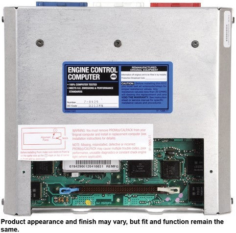 CARDONE Reman Powertrain Control Module (PCM) P/N:77-8429 Fits: Cadillac Allante 1993, Cadillac Deville 95-94, Cadillac Eldorado 95-93, Cadillac Seville 95-93, Oldsmobile Aurora 1995 - Image 4