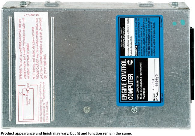 CARDONE Reman Engine Control Module (ECM) P/N:77-8934 Fits: Chevrolet B60, Chevrolet C1500, Chevrolet C2500, Chevrolet C5500 Kodiak, Chevrolet C60, Chevrolet C60 Kodiak, Chevrolet C70, Chevrolet C70 Kodiak, Chevrolet K1500, Chevrolet K2500 - Image 4